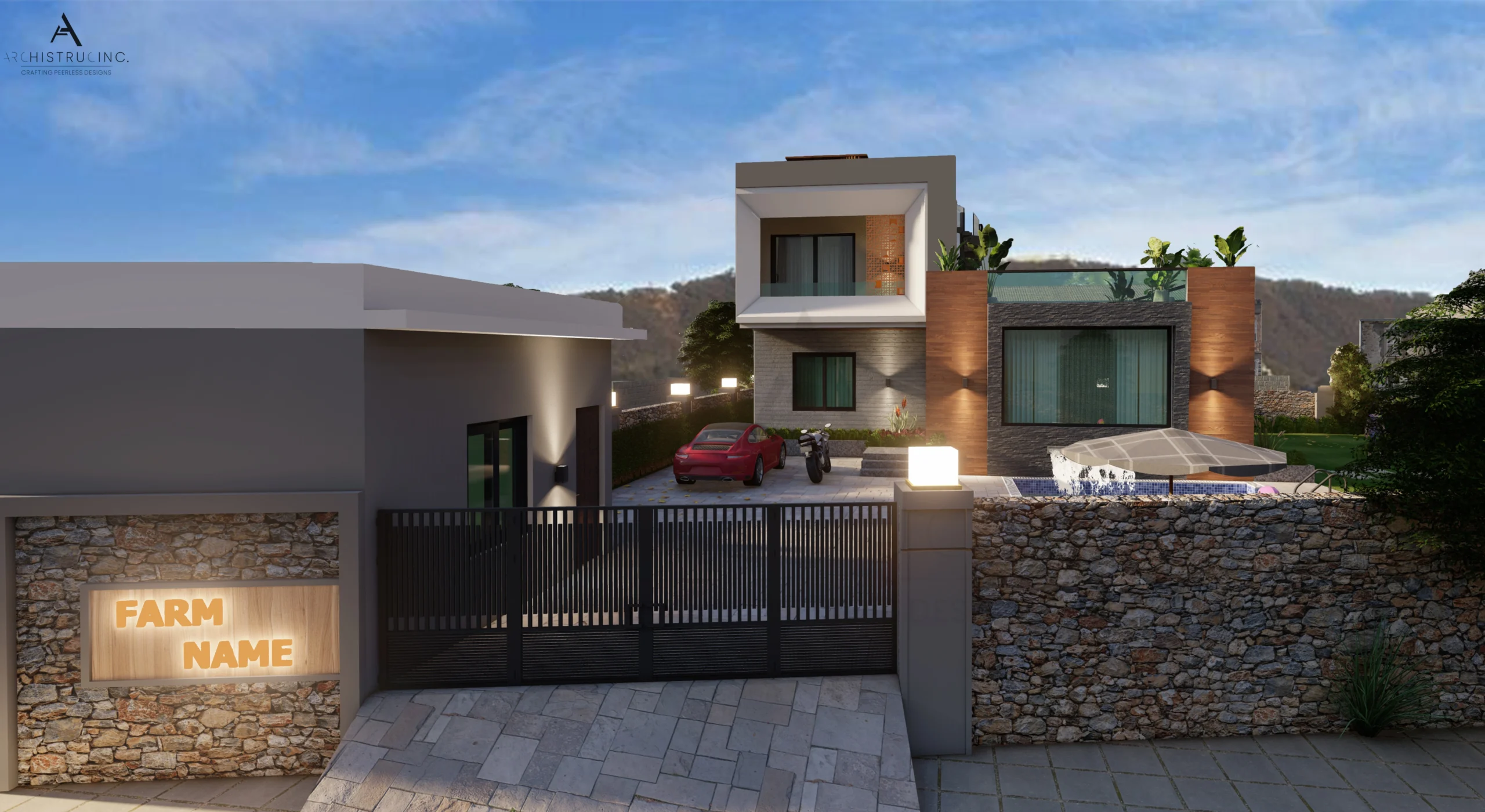 Farm House View 2